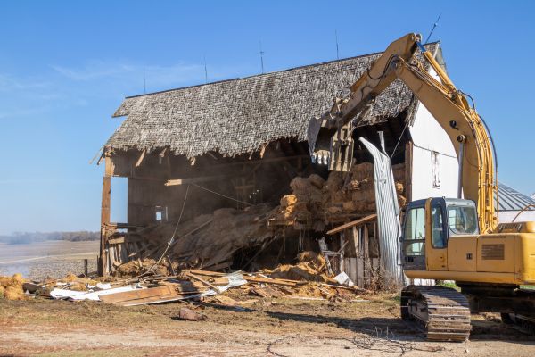 Barn Demolition in Wilmington