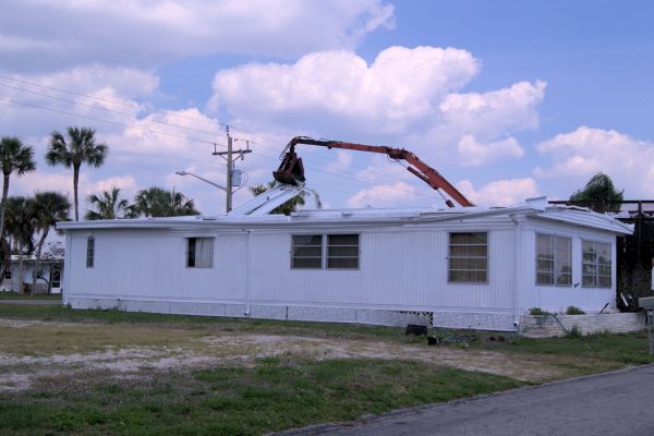 Mobile Home Demolition in Wilmington