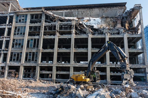 Commercial Building Demolition in Wilmington