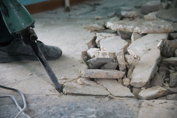 Cement Slab Removal in Wilmington