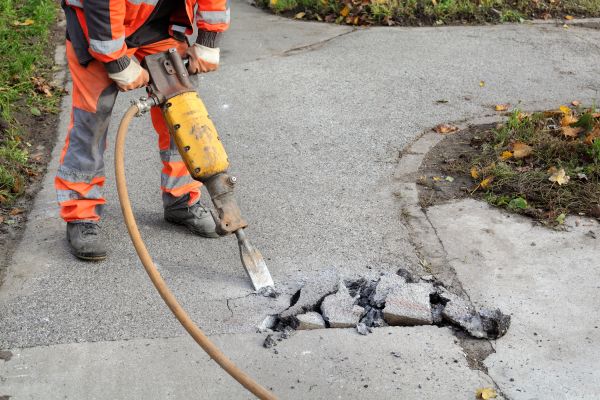 Concrete Sidewalk Removal in Wilmington
