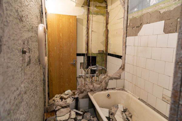 Shower Tile Demolition in Wilmington