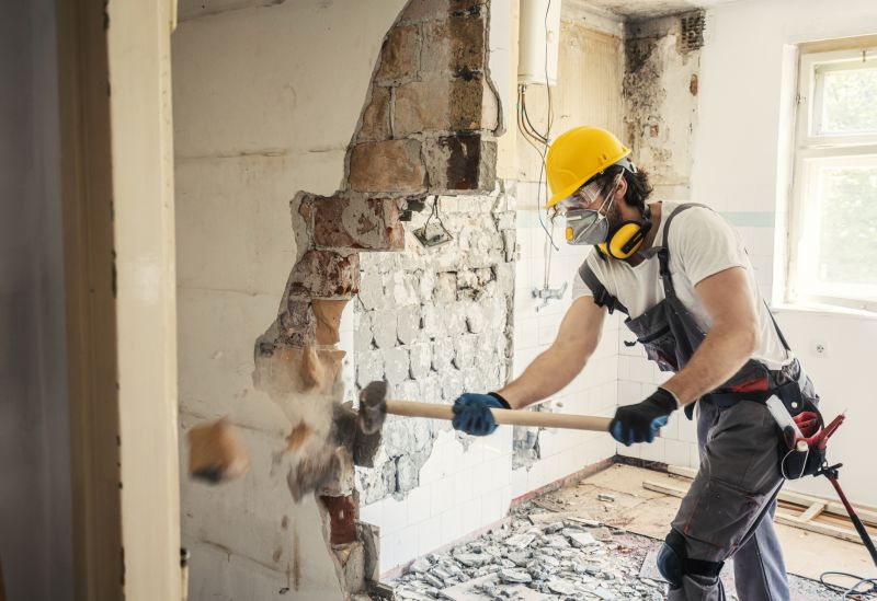 Hardwood Floor Demolition detail